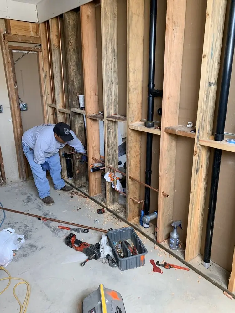 Commercial rough-in plumbing for Gas Line Repair in Grandview Acres